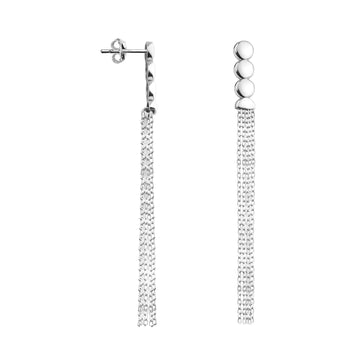 Ankerkette Ohrhänger in 925 Silber