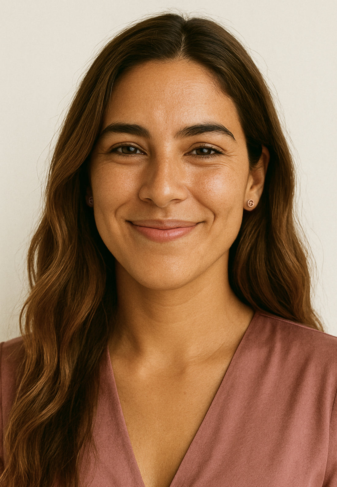 Welle Ohrstecker in 925 Silber