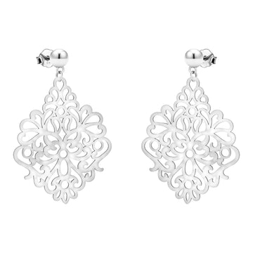 Ornament Ohrhänger in 925 Silber