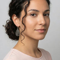 Ornament Ohrhänger in 925 Silber