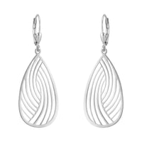 Ornament Ohrhänger in 925 Silber