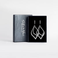 Geo Ohrhänger in 925 Silber