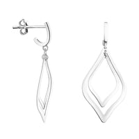 Geo Ohrhänger in 925 Silber