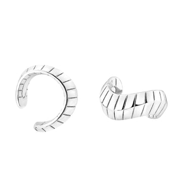 Schlange Ear Cuff in 925 Silber