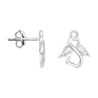 Engel Ohrstecker in 925 Silber
