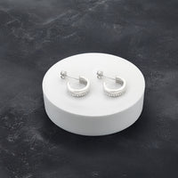 Steck Creolen in 925 Silber