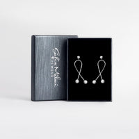 Perle Ohrstecker in 925 Silber