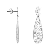 Ornament Ohrhänger in 925 Silber