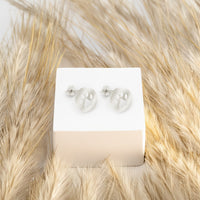 Pfote Ohrstecker in 925 Silber