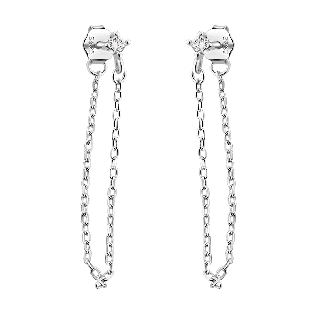 Zirconia Ohrhänger in 925 Silber