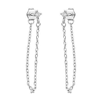 Zirconia Ohrhänger in 925 Silber
