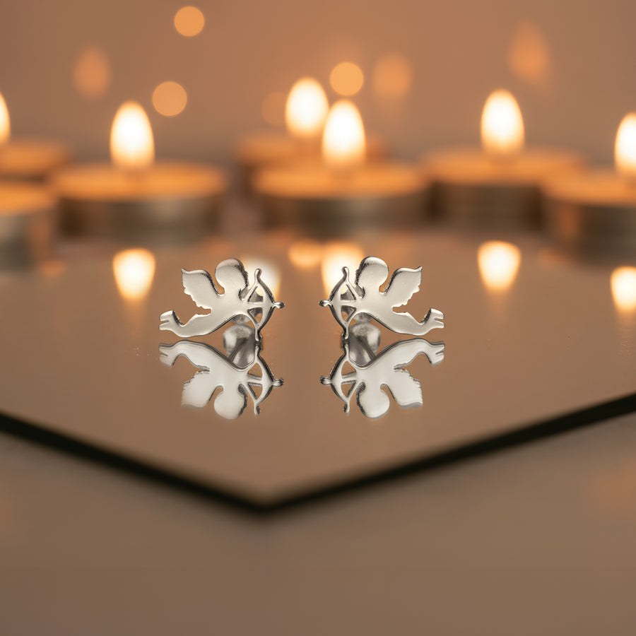 Amor Ohrstecker in 925 Silber