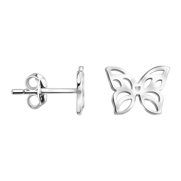 Kreis Ohrhänger in 925 Silber