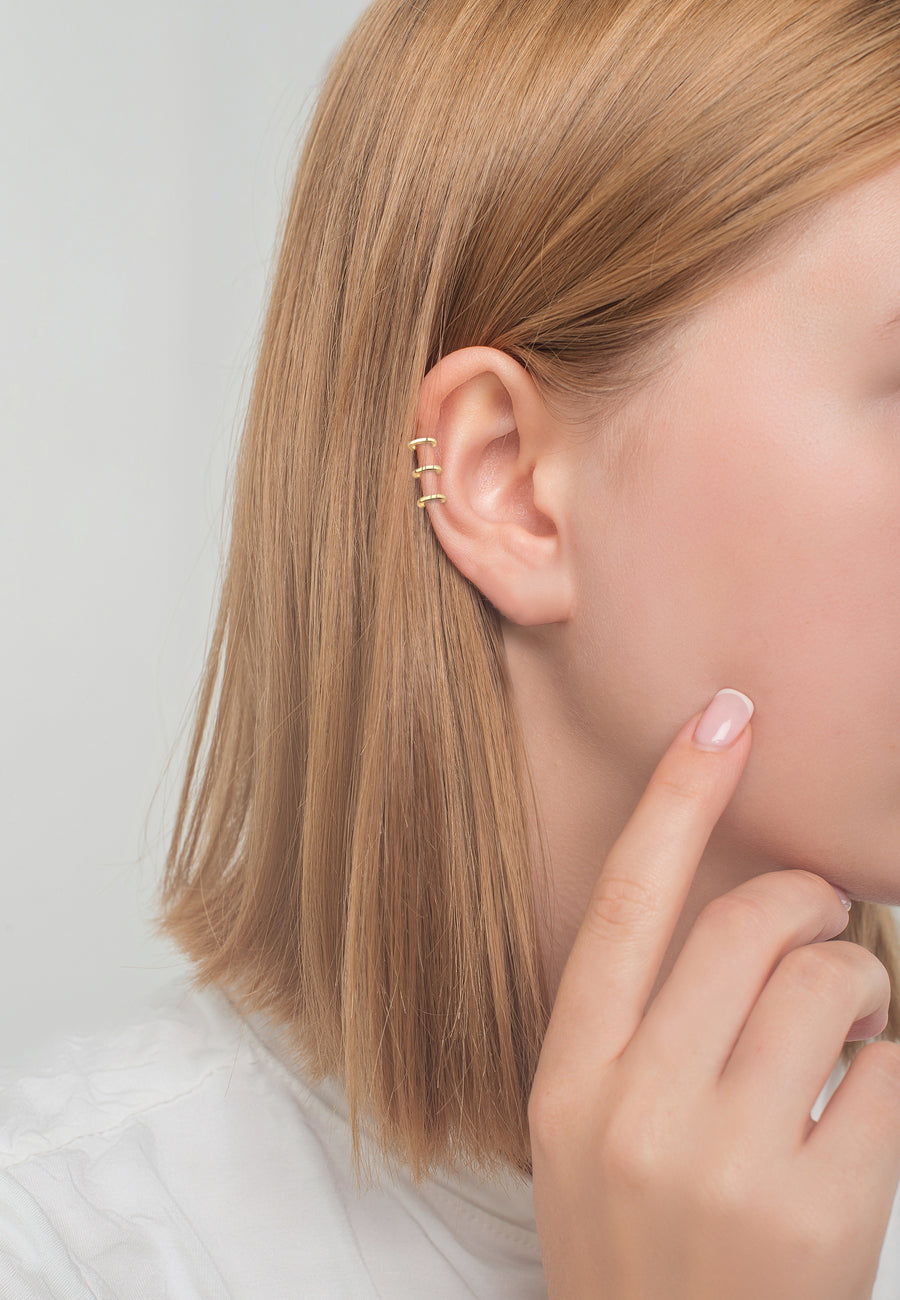 Dreifach Ear Cuff in 925 Silber