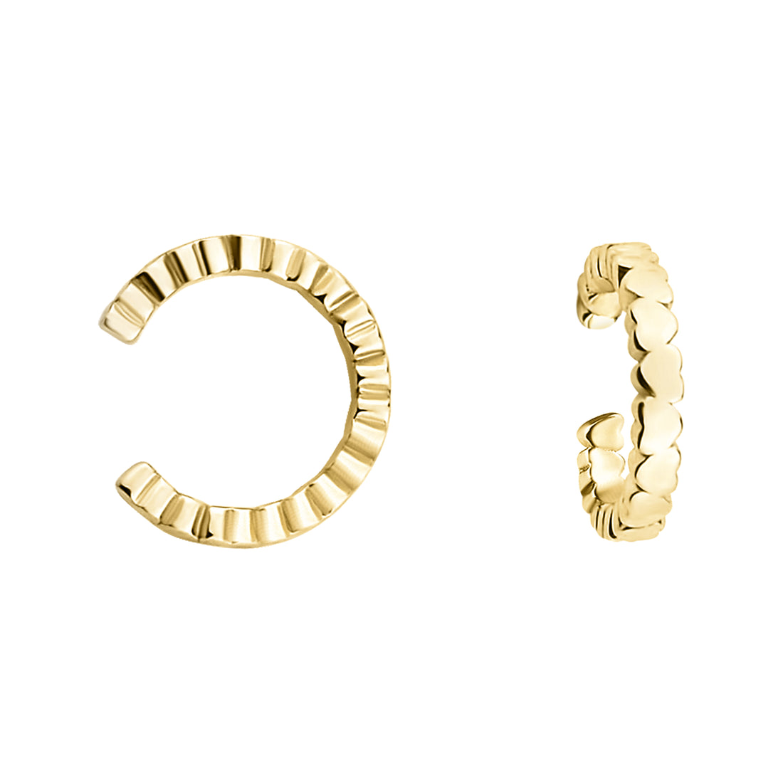 Herz Ear Cuff in 925 Silber