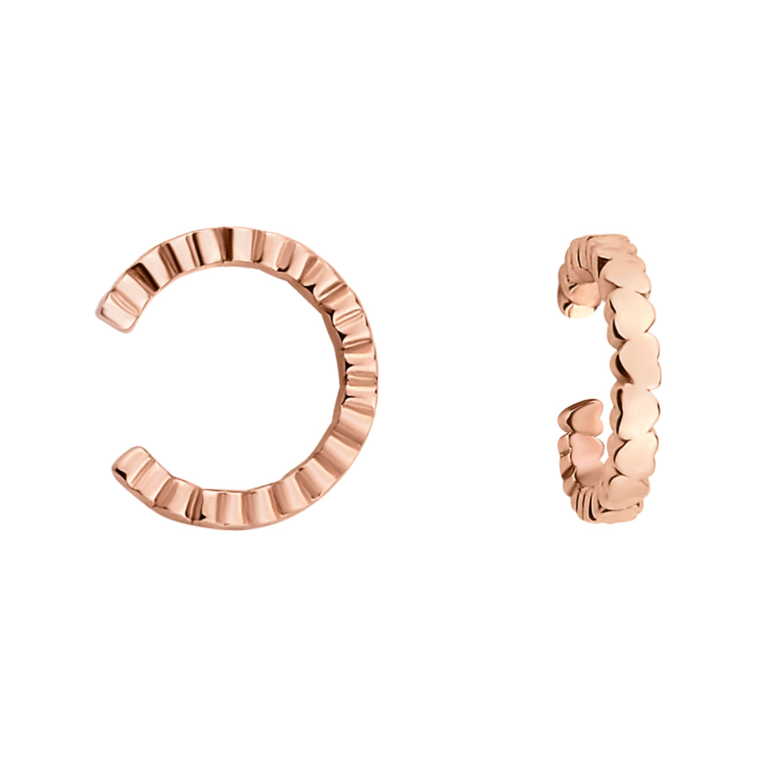 Herz Ear Cuff in 925 Silber