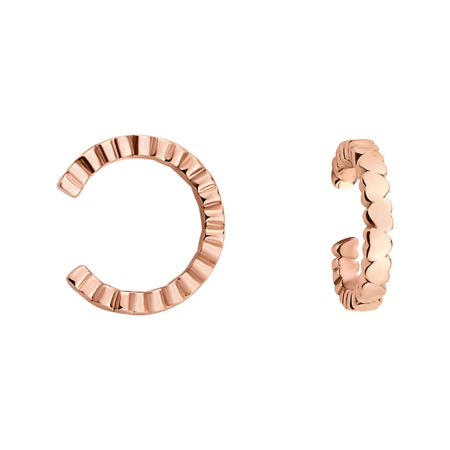 Herz Ear Cuff in 925 Silber