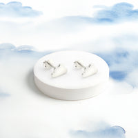 Wolke Ohrstecker in 925 Silber