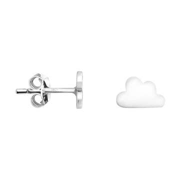 Wolke Ohrstecker in 925 Silber