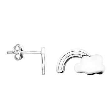 Wolke Ohrstecker in 925 Silber