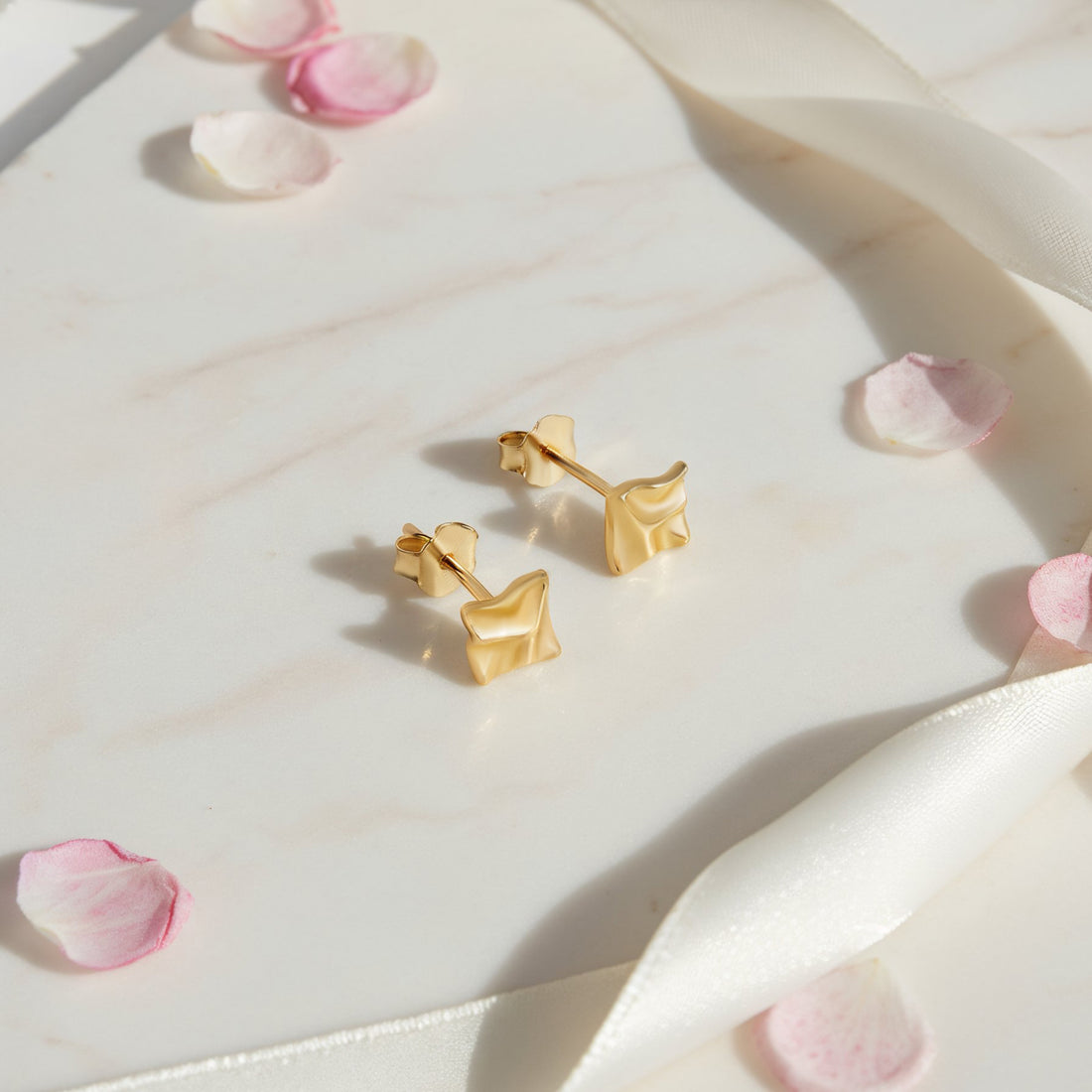 Schmetterling Ohrstecker in 925 Silber