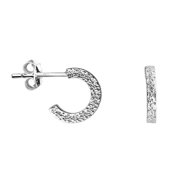Vintage Steck Creolen in 925 Silber