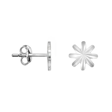 Stern Ohrstecker in 925 Silber