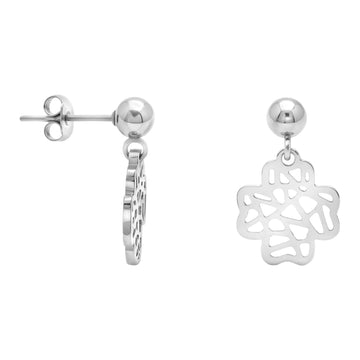 Ornament Ohrhänger in 925 Silber