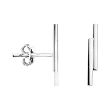 Stab Ohrstecker in 925 Silber