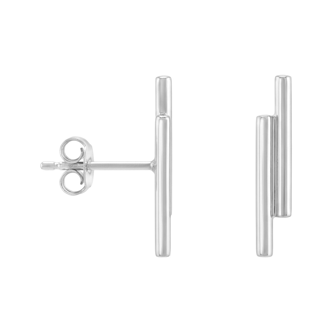 Stab Ohrstecker in 925 Silber