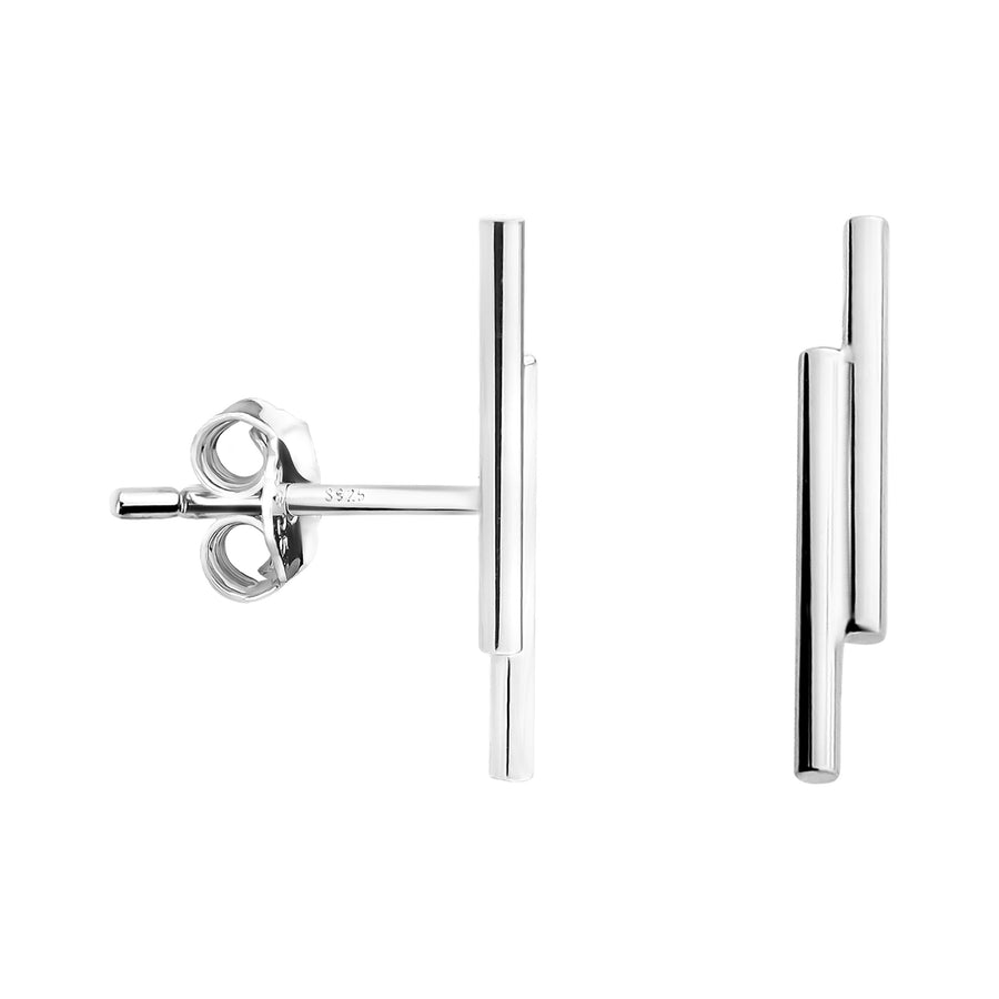 Stab Ohrstecker in 925 Silber