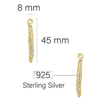 Kette Ohrhänger in 925 Silber