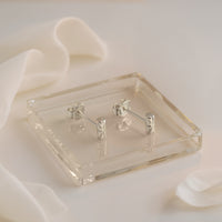 Union Jack Ohrstecker in 925 Silber