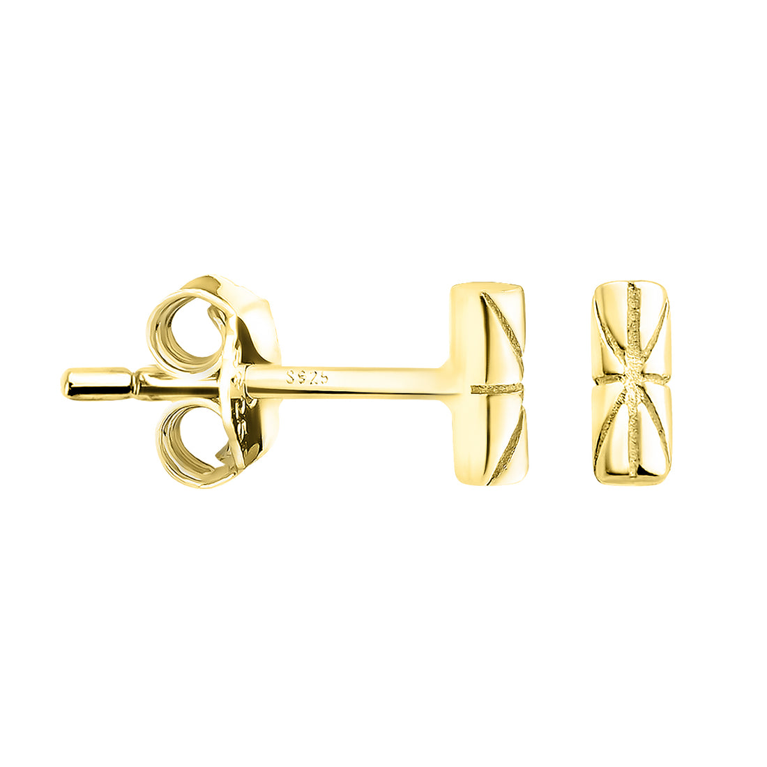Union Jack Ohrstecker in 925 Silber