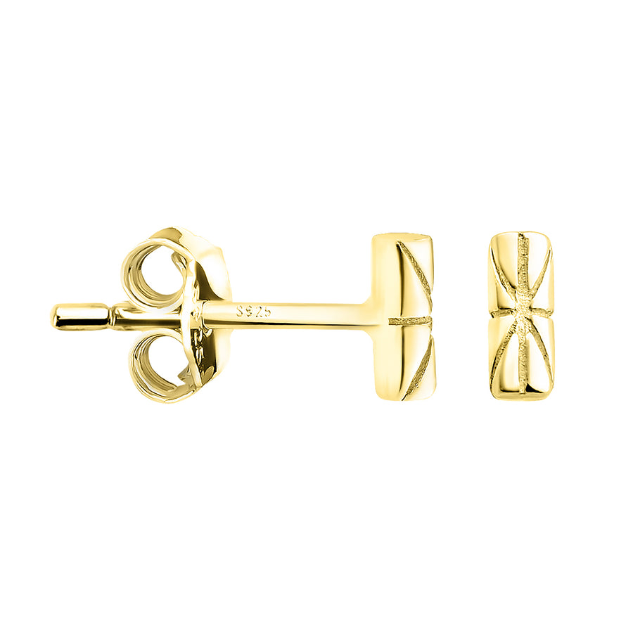 Union Jack Ohrstecker in 925 Silber