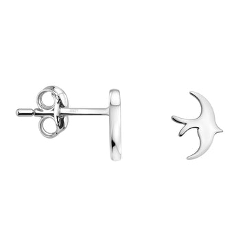 Vogel Ohrstecker in 925 Silber