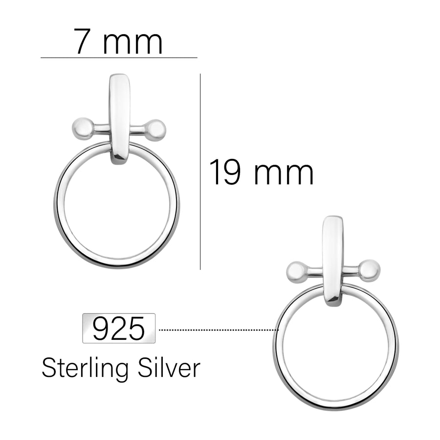 Venus Ohrstecker in 925 Silber