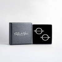 Kreis Ohrstecker in 925 Silber