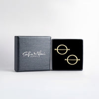 Kreis Ohrstecker in 925 Silber