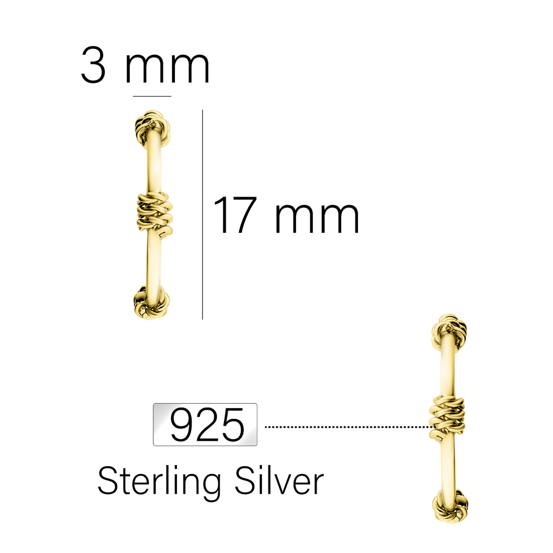 Creolen in 925 Silber