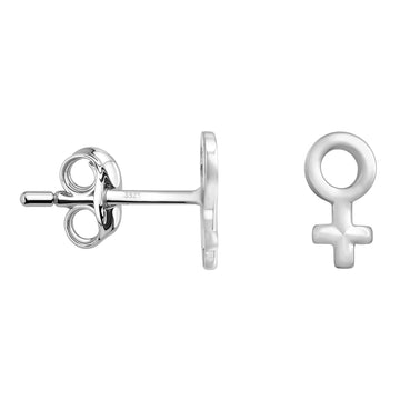 Venus Ohrstecker in 925 Silber