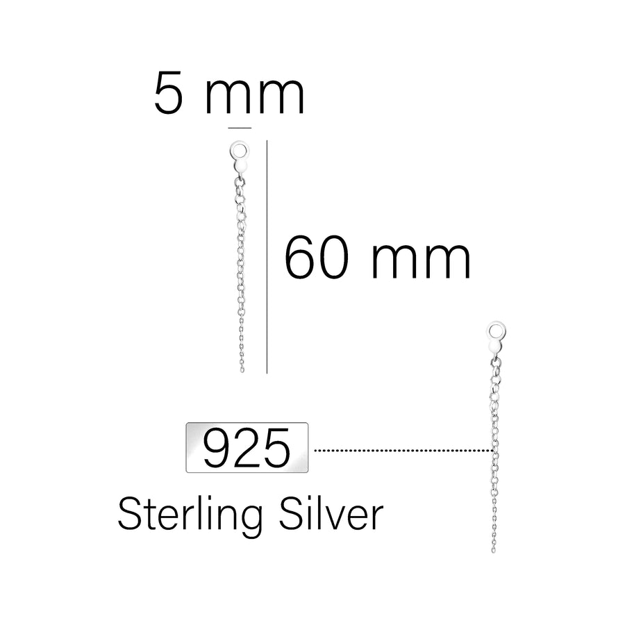 Kette Ohrhänger in 925 Silber