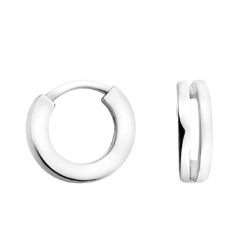 Doppel Creolen in 925 Silber