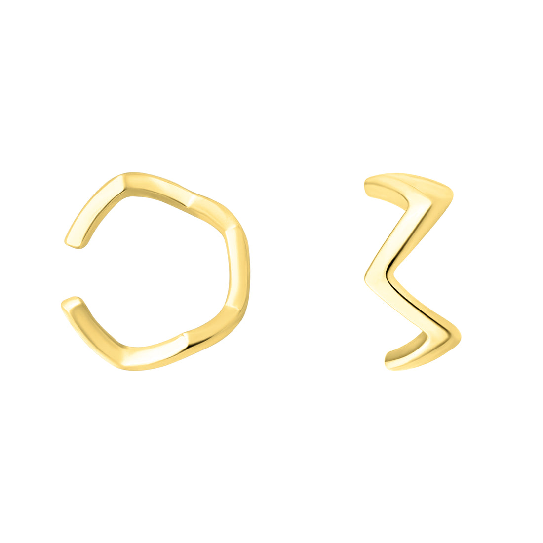 Zickzack Ear Cuff in 925 Silber