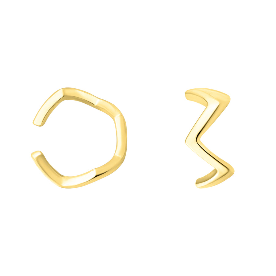 Zickzack Ear Cuff in 925 Silber