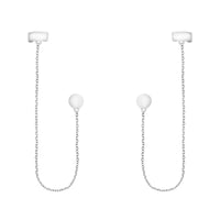 Kreis Ohrhänger in 925 Silber