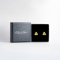 Tribar Dreieck Ohrstecker in 925 Silber