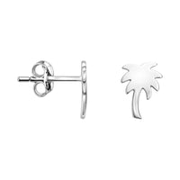 Palme Ohrstecker in 925 Silber