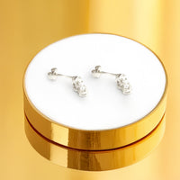 Zirconia Ohrstecker in 925 Silber