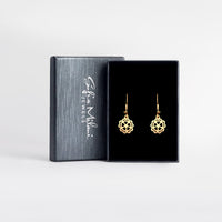 Boxansicht von Herz Blumen Ohrhänger in 925 Silber von Sofia Milani - E1866